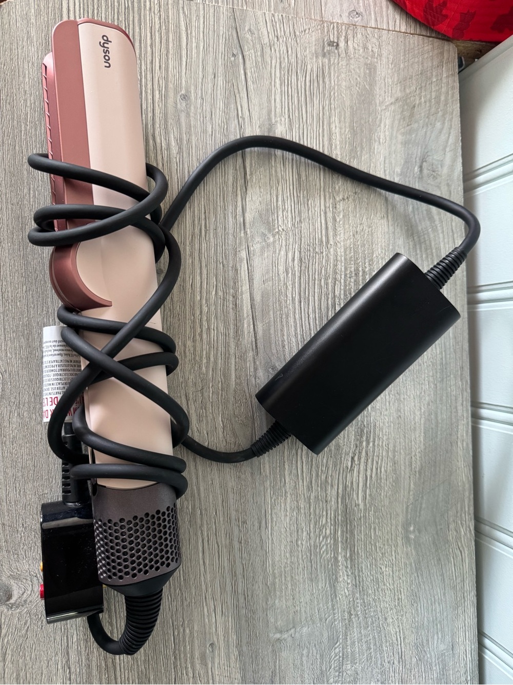Dyson Rose Gold and Pink Airstraight Hair Tool